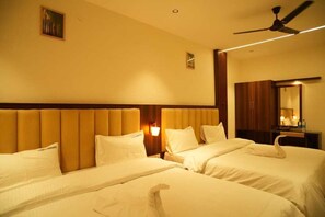 Familjerum för fyra - utsikt mot staden