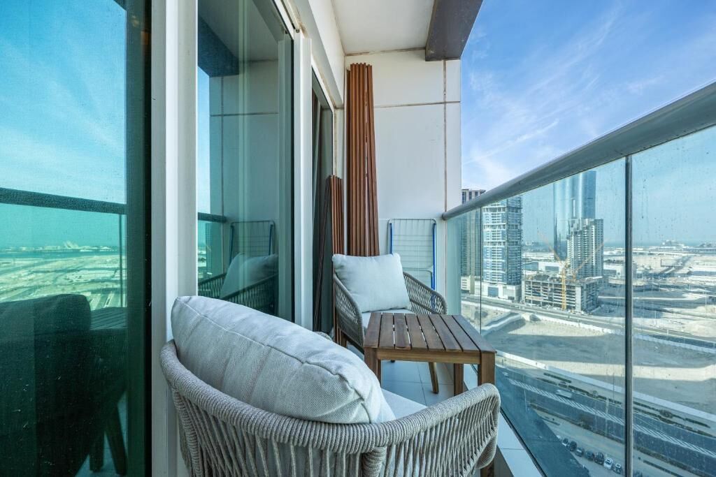 Apartment, Balcony, City View