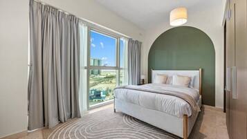 Leilighet, balkong, byutsikt