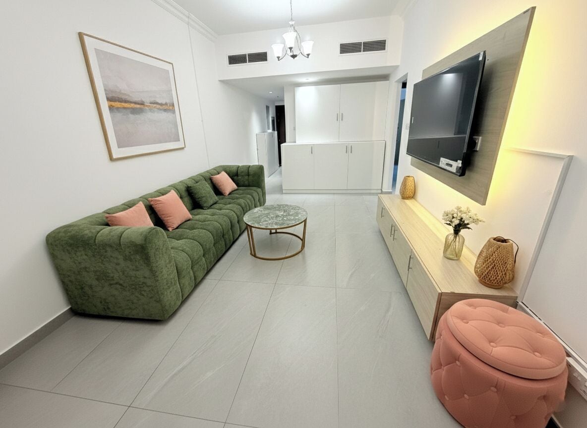 Dormitorio compartido Deluxe, balcón | Zona de estar