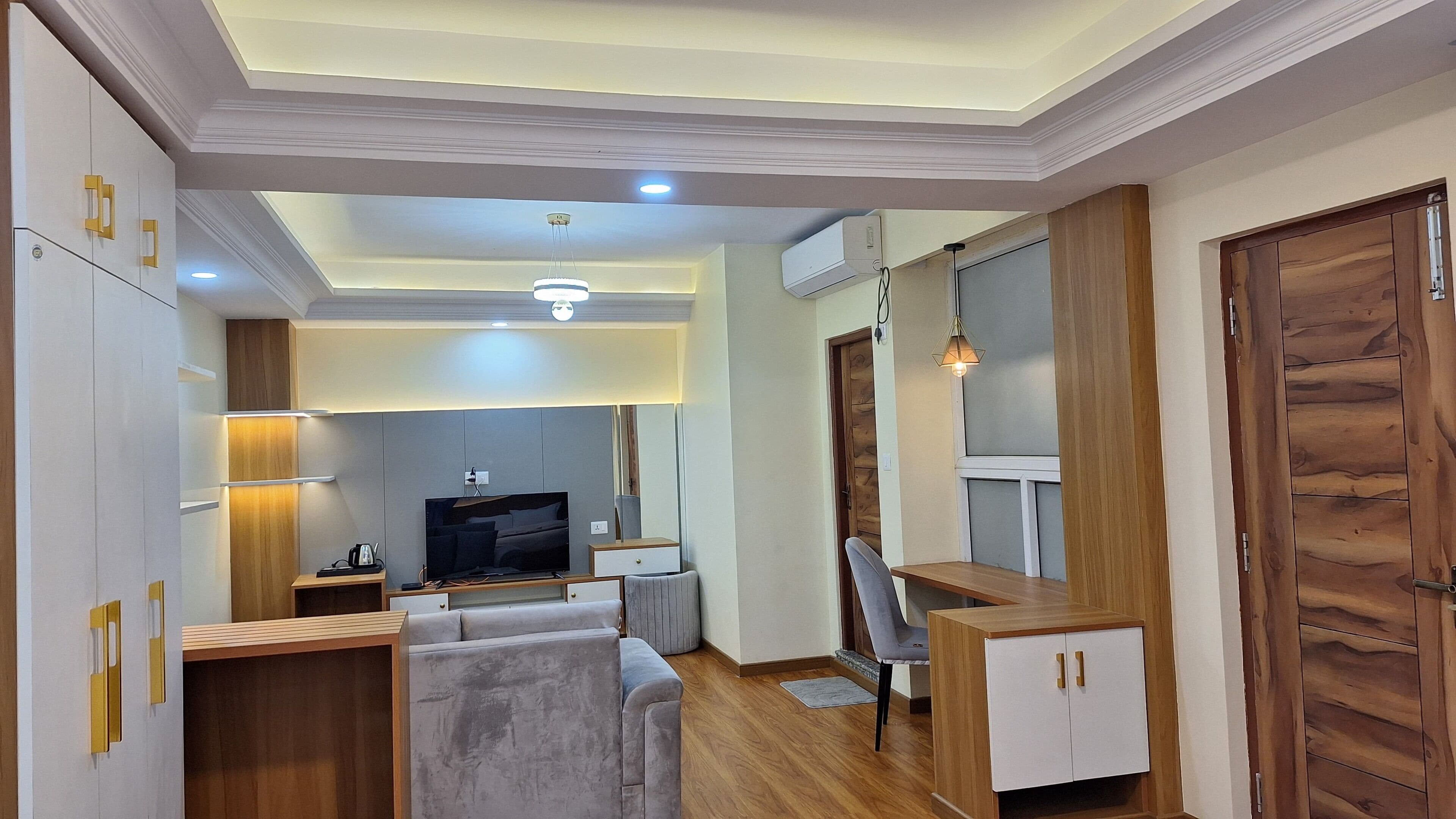 Habitación Deluxe con 1 cama doble o 2 individuales | Zona de estar