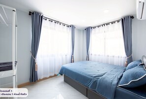 Family Villa, 4 Bedrooms | Desk, free WiFi, bed sheets - BanIngKhao Pool Villa Sriracha (Si Racha)