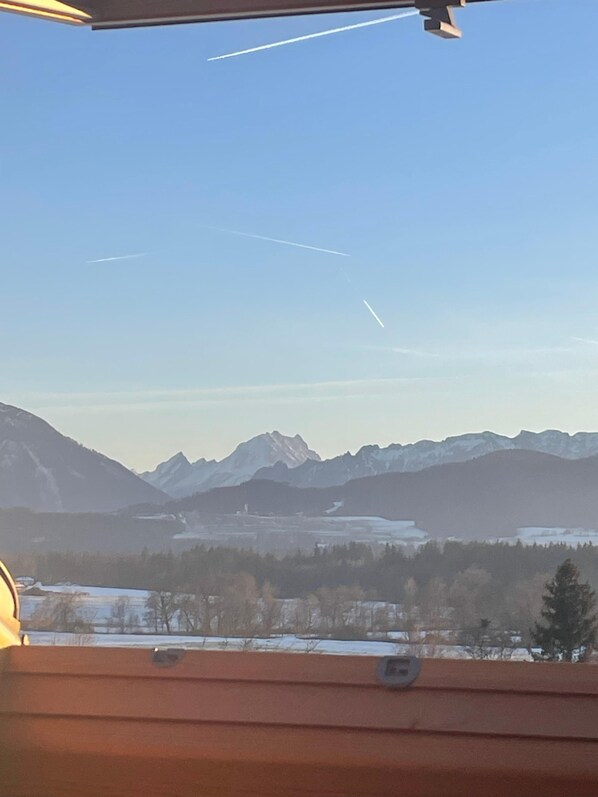 Blick von der Unterkunft