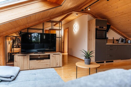 Apartment Watzmannblick on the top floor with balcony