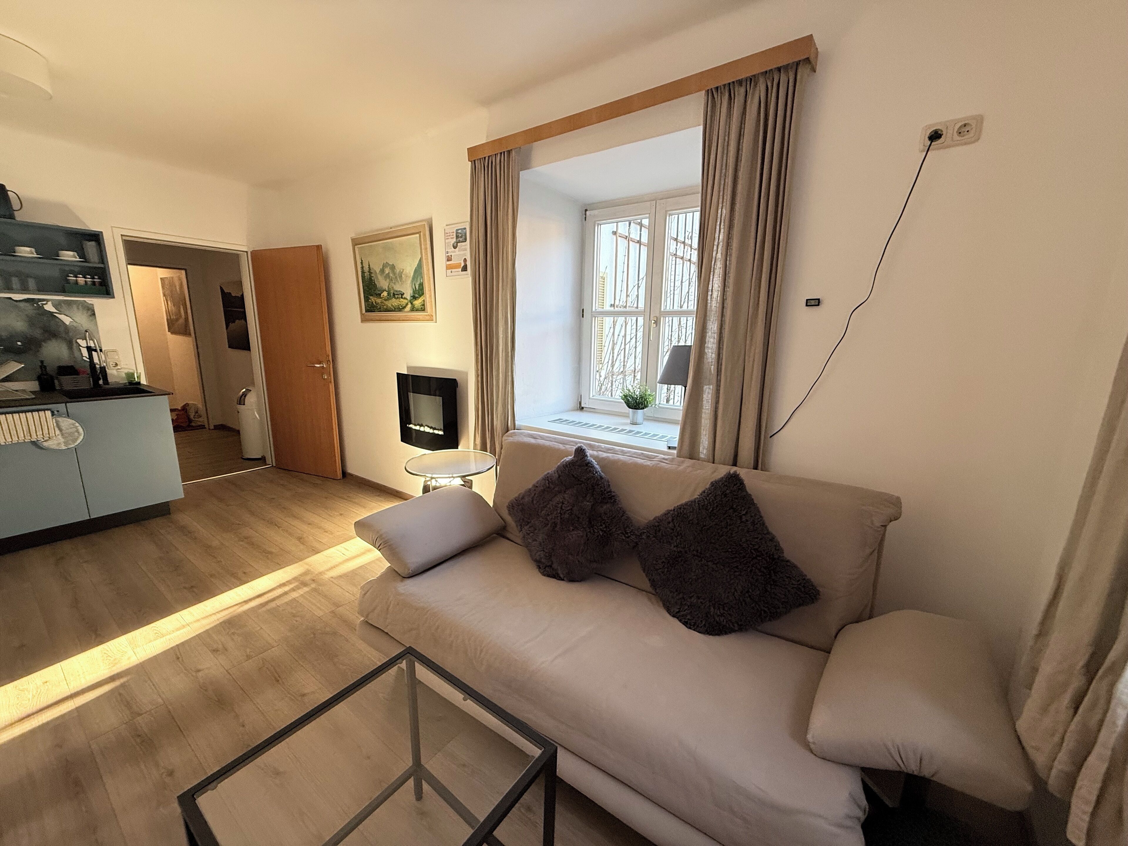 Garten Apartment mit Seezugang | Vardagsrum