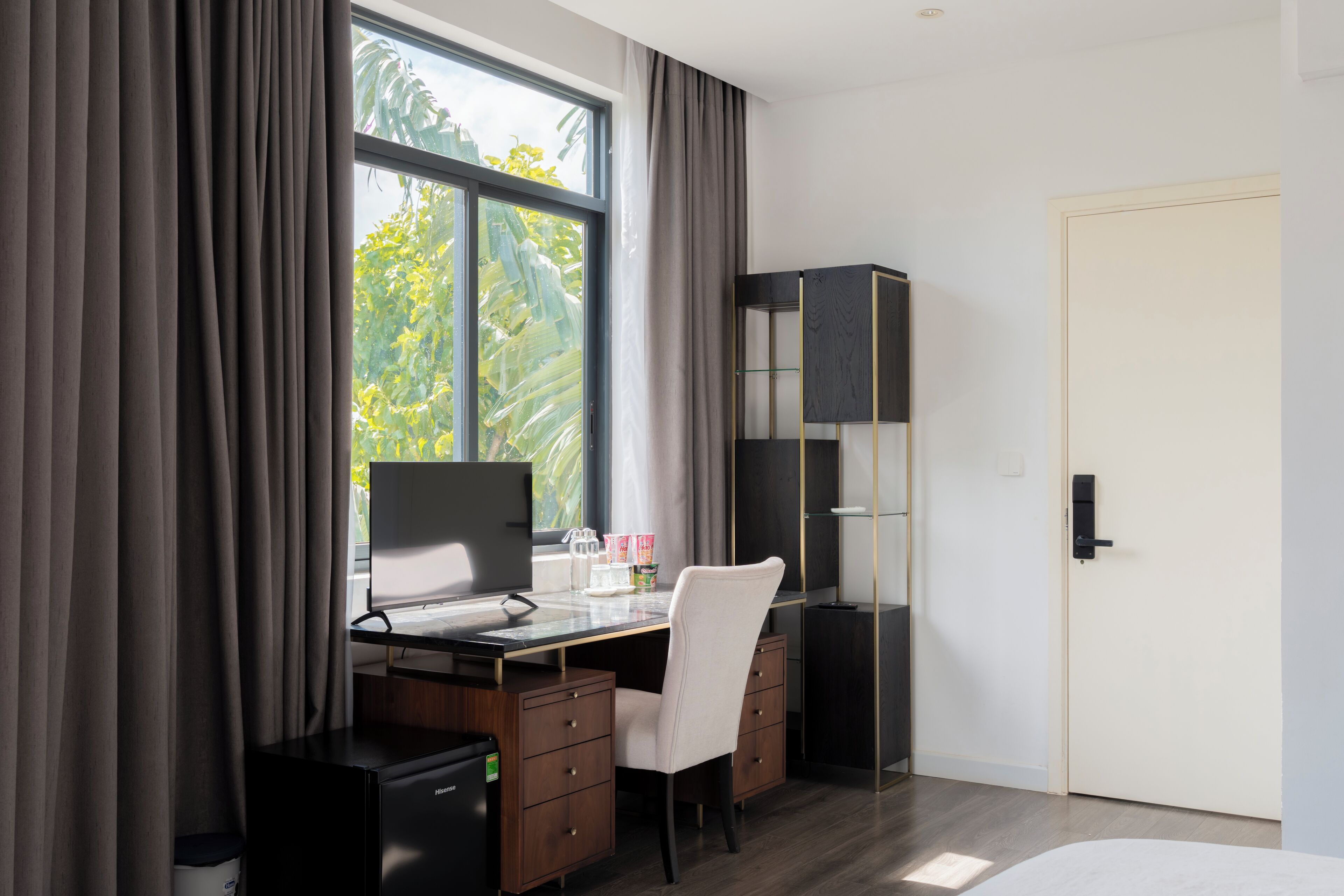 Quarto duplo standard, sacada, vista para a cidade | Parte interna