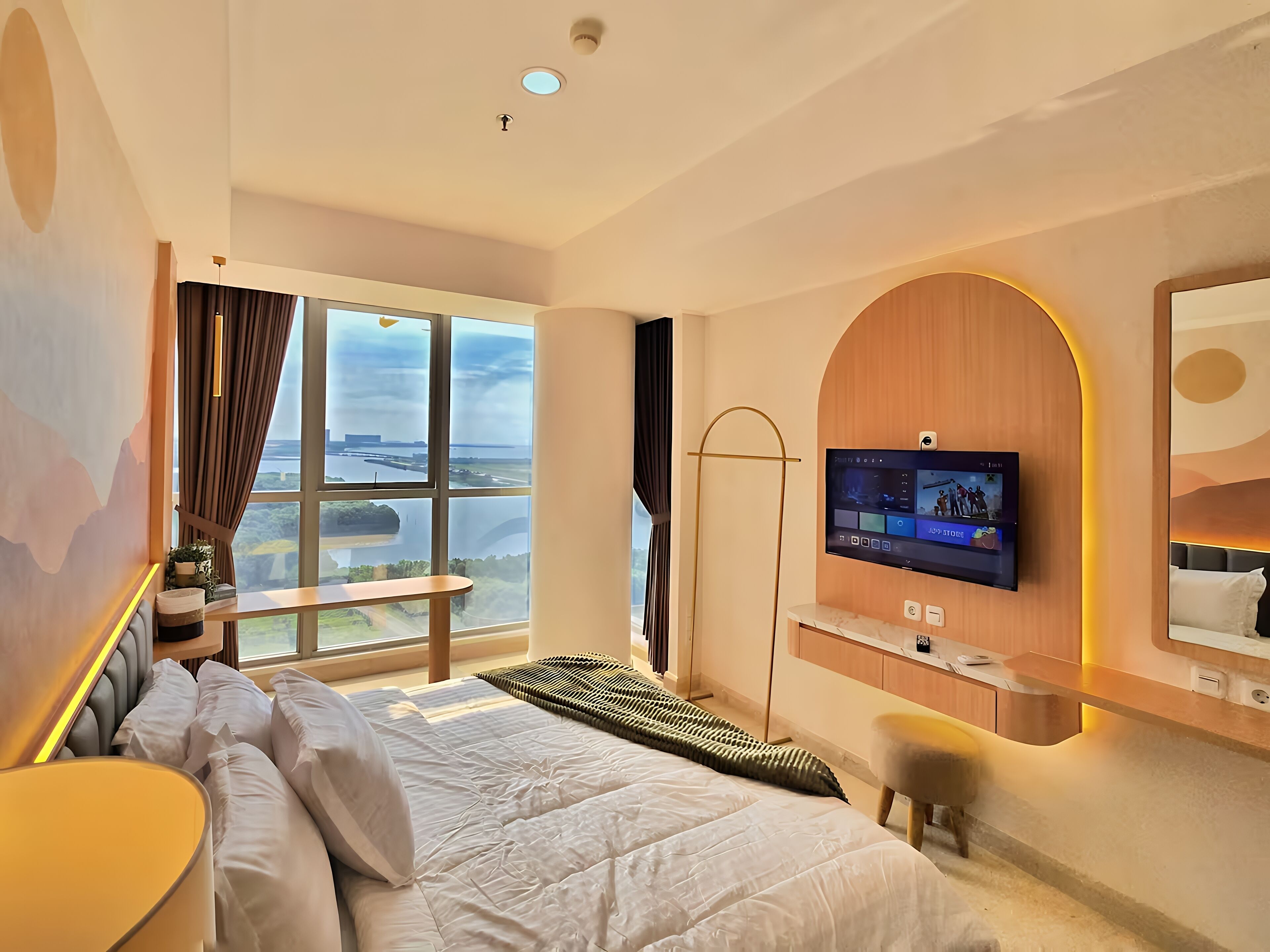 Apartemen, 3 kamar tidur, pemandangan kota | Setrika/meja setrika dan Wi-Fi gratis