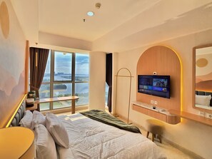 Apartemen, 3 kamar tidur, pemandangan kota | Setrika/meja setrika dan Wi-Fi gratis