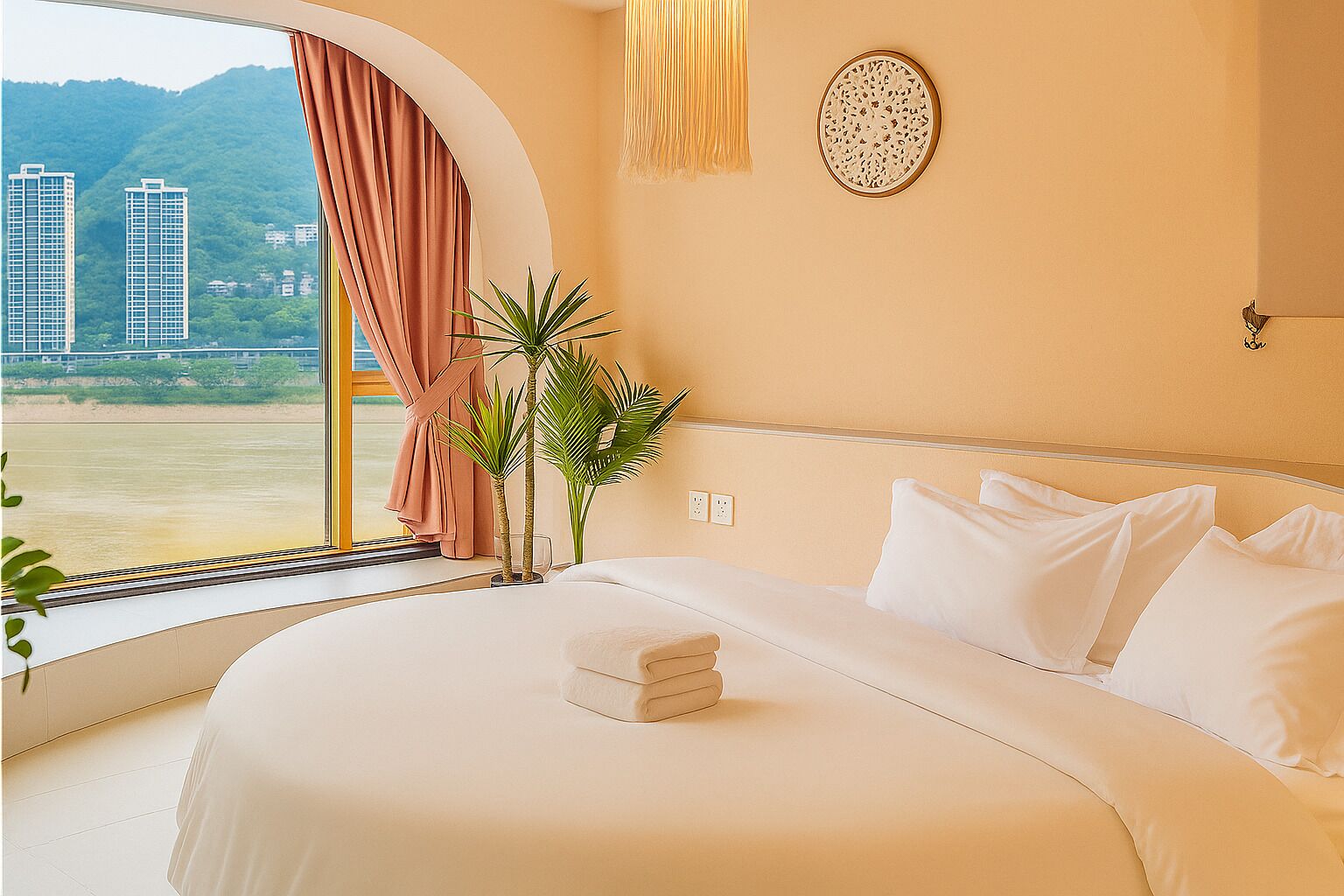 Classic Quadruple Room, River View | Pemandangan dari bilik