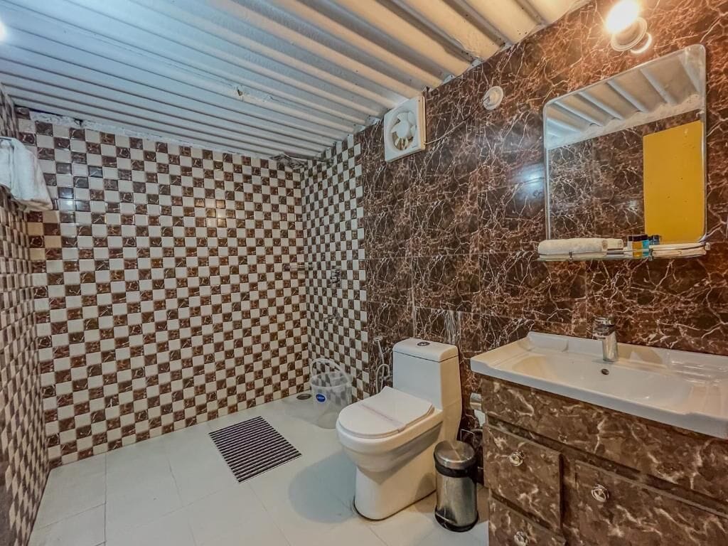 Tent, Balcony, Garden View | Bathroom