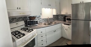 Microwave, oven, stovetop