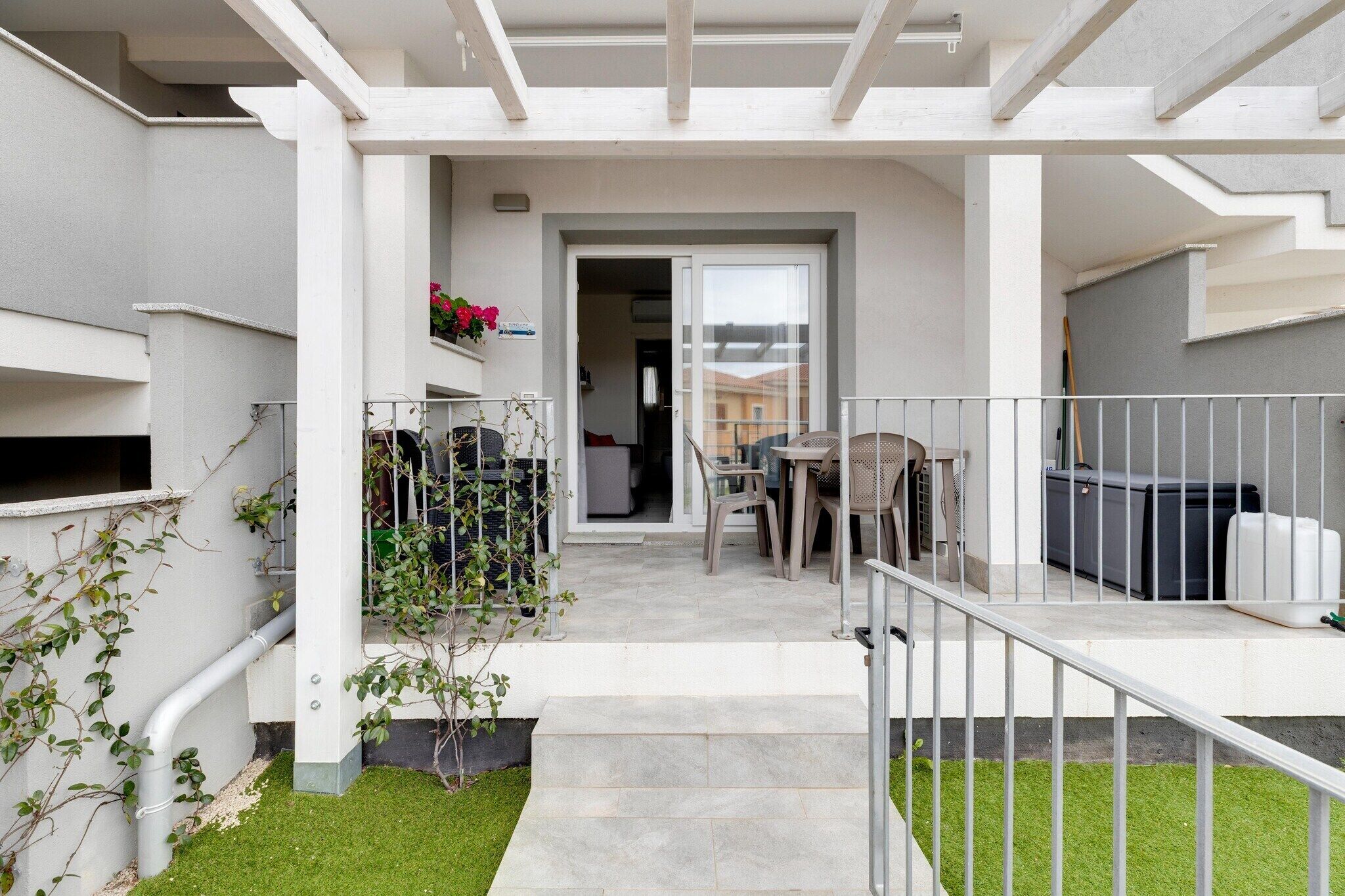 屋外ダイニングエリア