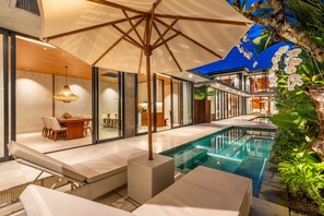 Pool - Luxury Ricefield View 3BR Villa | Near Berawa Beach (Kerobokan)