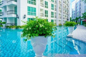 Apartment, 1 Bedroom, Accessible, Smoking | Pool | Outdoor pool - Resort Living at Great Location (Pattaya)