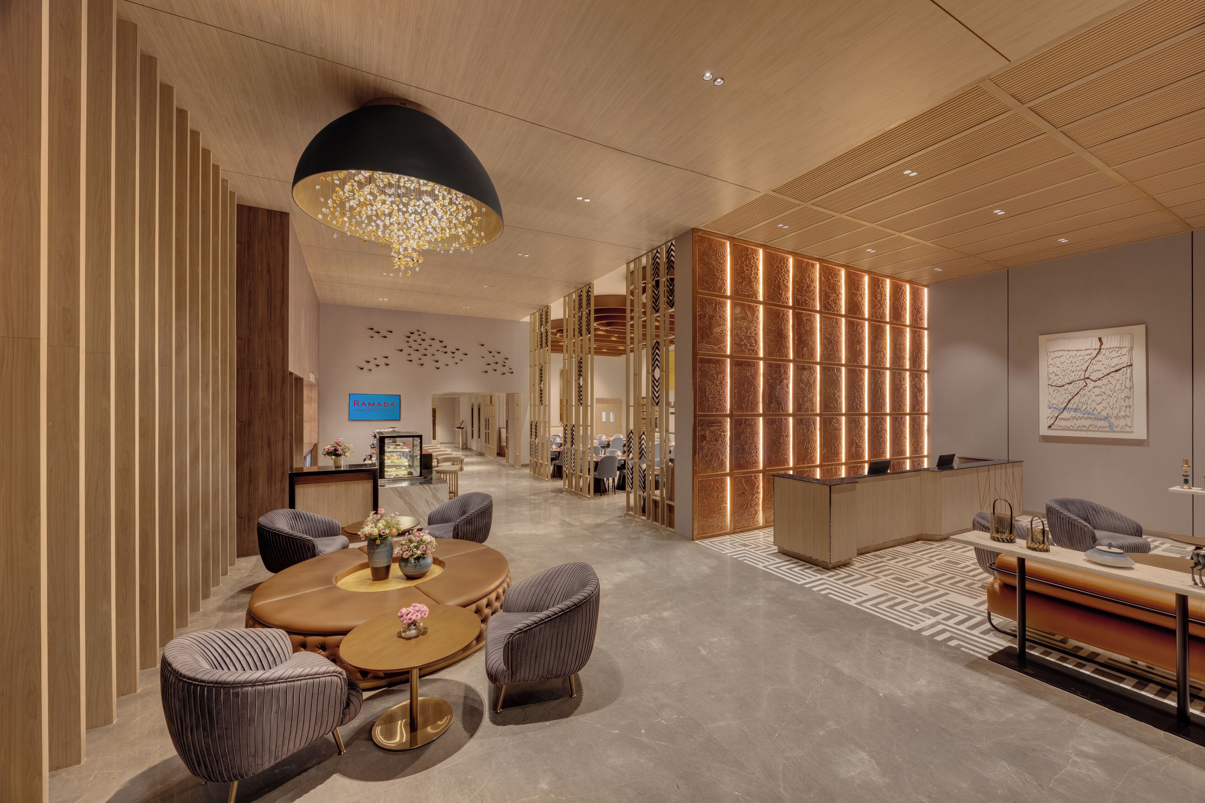 Sala de estar en el lobby