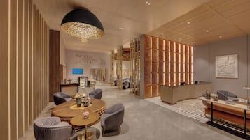 Sala de estar en el lobby