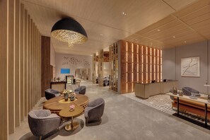 Sitteområde i lobbyen