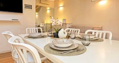Family relaxation in downtown Bergamo