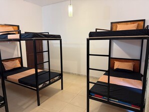 Basic Shared Dormitory, Courtyard View | Blackout drapes, soundproofing, free WiFi