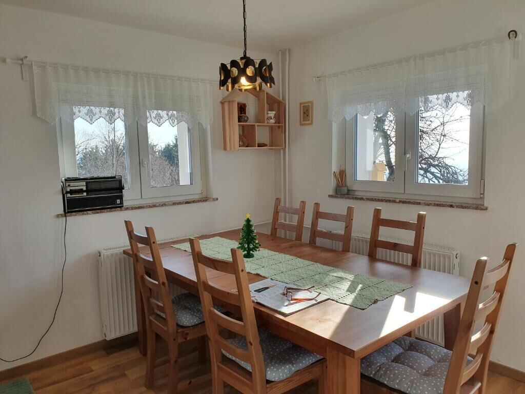 Biệt thự, ban công, quang cảnh đồi núi | Phòng ăn