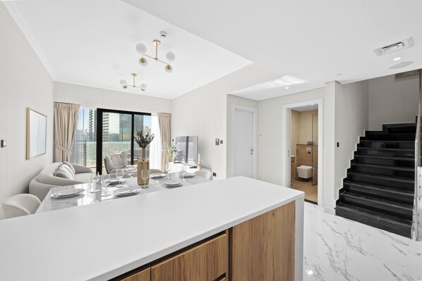 아파트, 발코니, 바다 전망