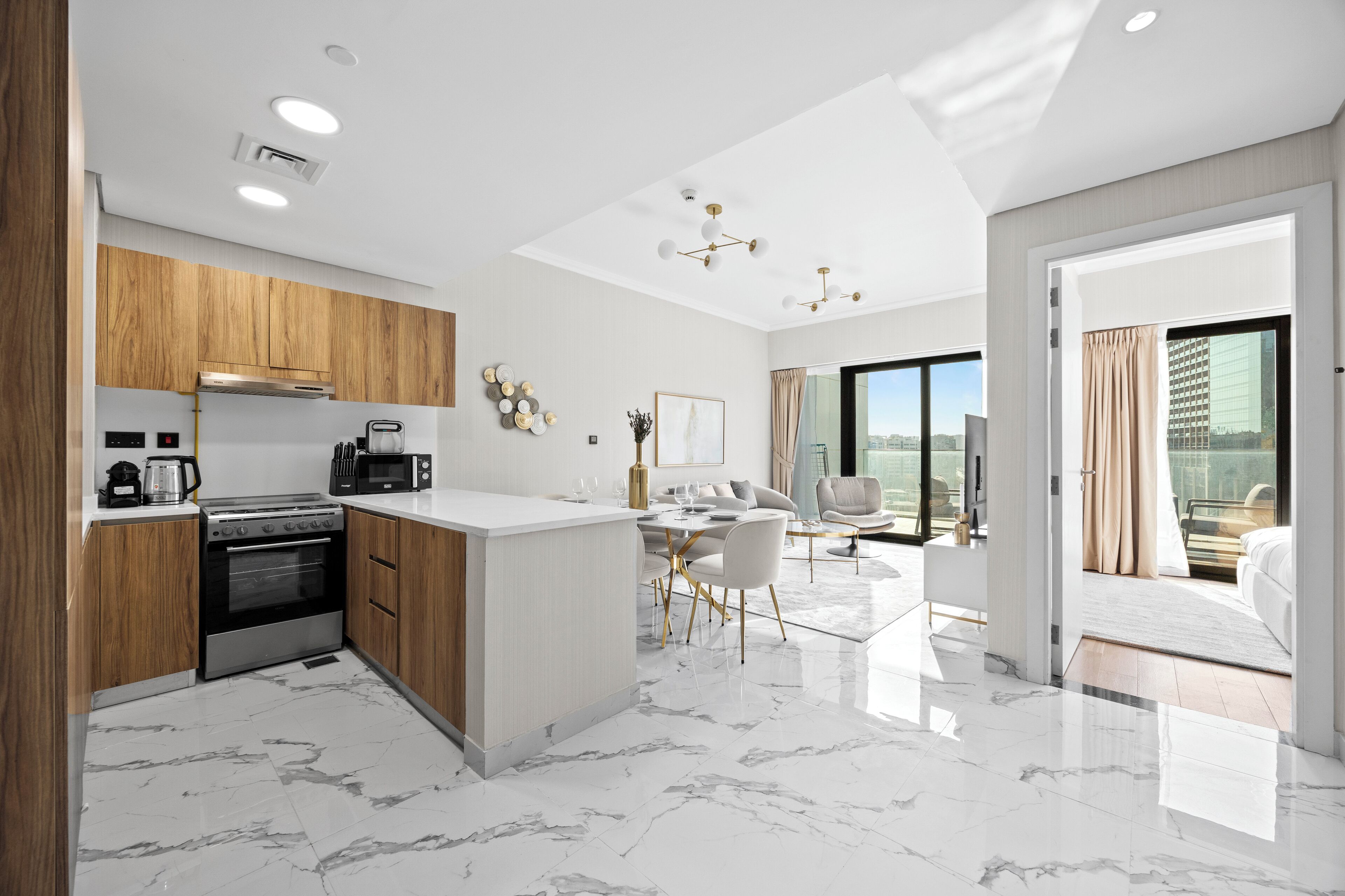 Apartment, Balkon, Meerblick | Innenbereich