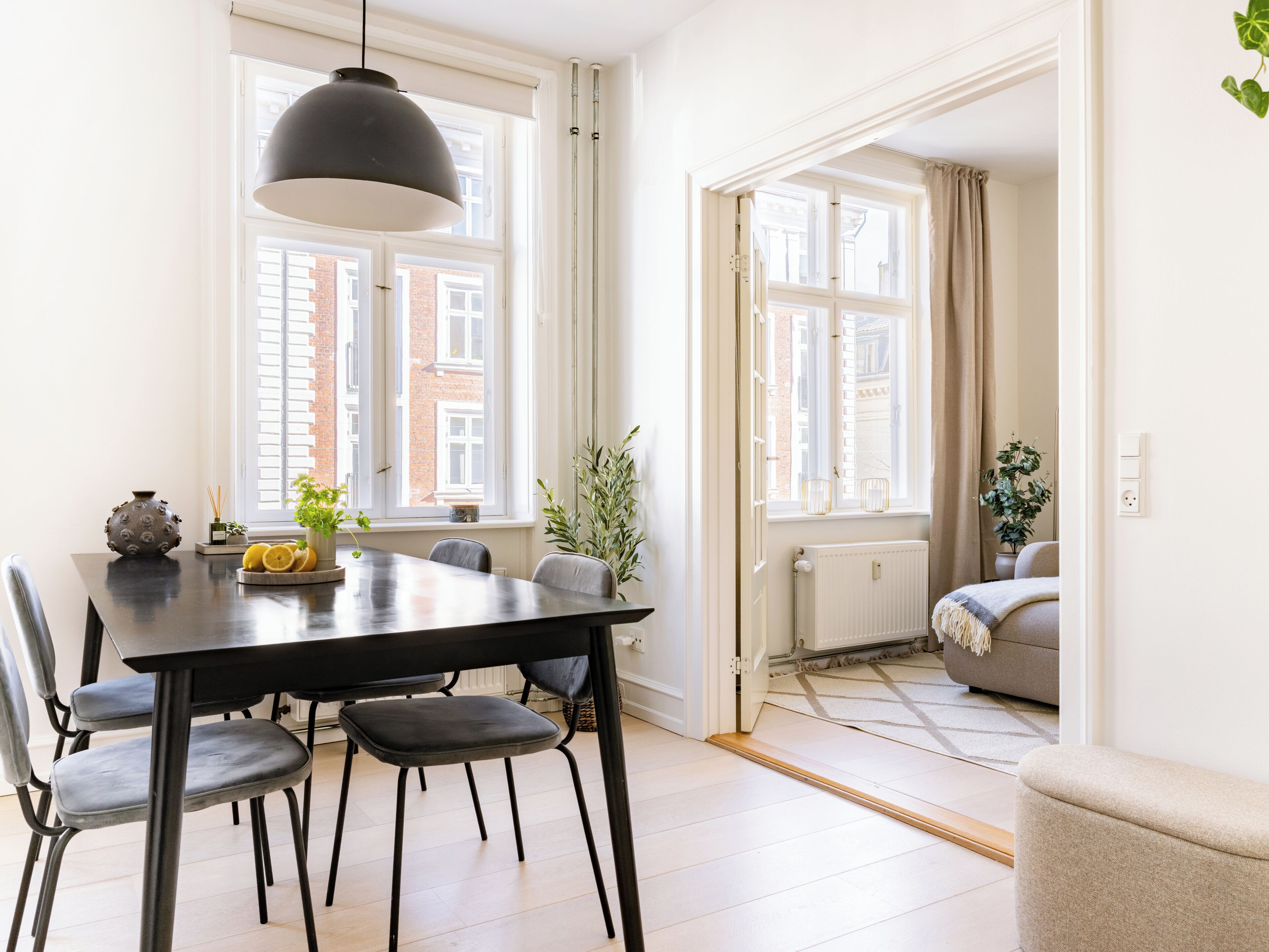 Apartment, 2 Schlafzimmer, Gartenblick | Esszimmer