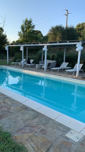 Villa 5 minutes from sea, swimming pool and olive trees in Capalbio countryside