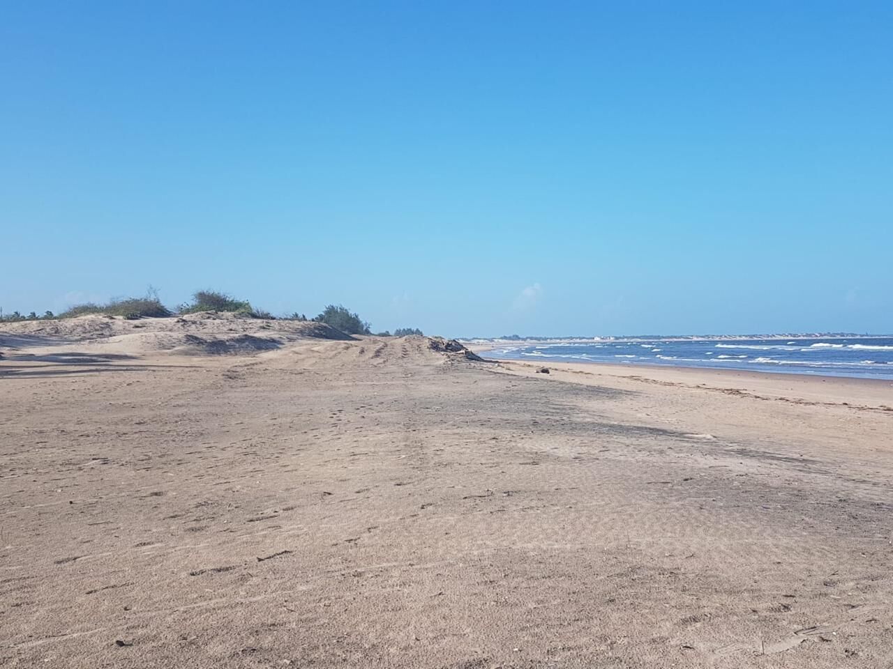 On the beach