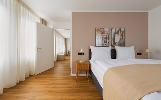 Family Suite with Sofa Bed | Individually decorated, individually furnished, desk, laptop workspace