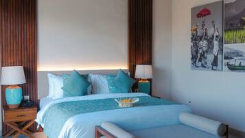 Luxury Villa, 2 Bedrooms, Balcony, Partial Ocean View | Minibar, in-room safe, iron/ironing board, free WiFi