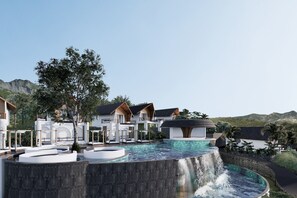 Outdoor spa tub - Giri Sea Cliff Penida Resort & Spa (Penida Island)
