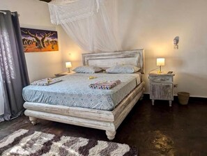 Chambre Double Deluxe, vue jardin | Wi-Fi gratuit, draps fournis