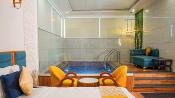 Plunge Pool Room | Schallisolierte Zimmer, Bügeleisen/Bügelbrett, kostenloses WLAN