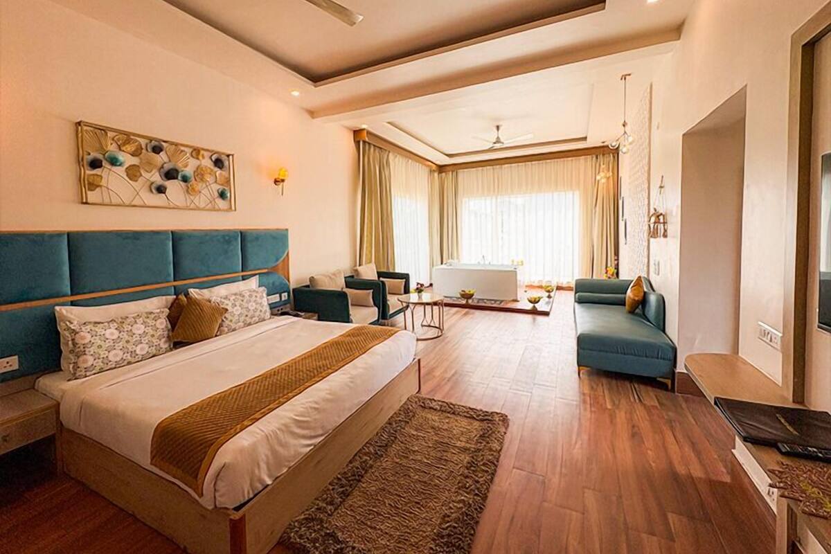 Jacuzzi Room | Vue sur le jardin