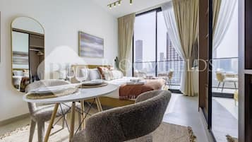 Apartment, Balcony, City View | Iron/ironing board, free WiFi