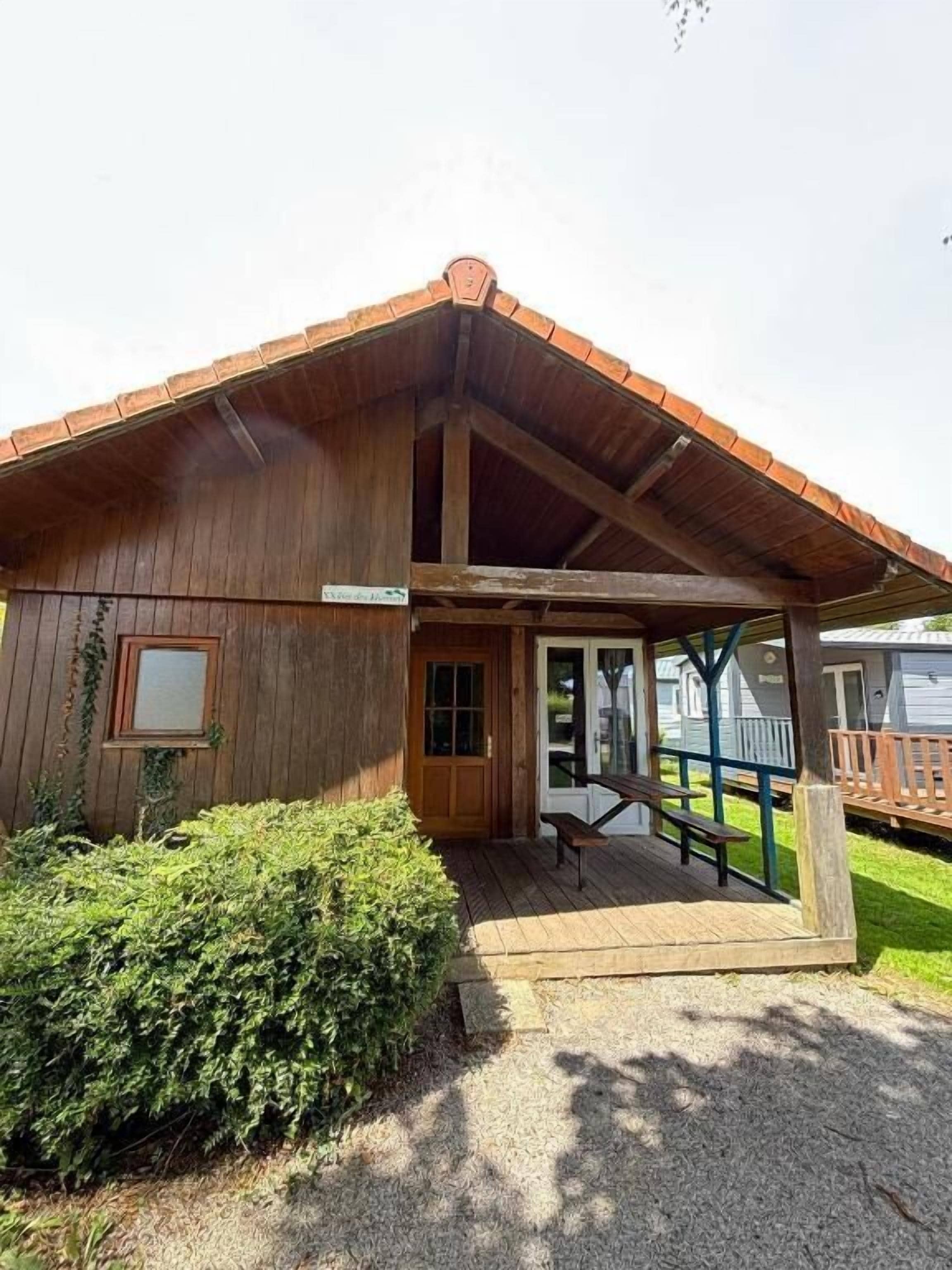 Familie chalet, uitzicht op tuin | Exterieur