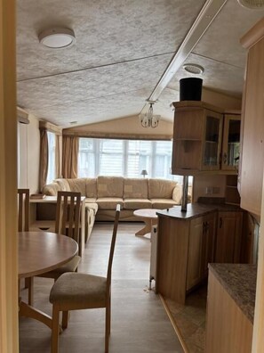 Mobile Home, Garden View | Living area