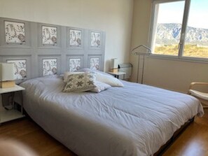 1 slaapkamer, een strijkplank/strijkijzer, internet