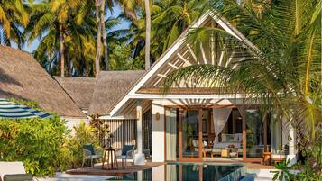 Sunset Beach Pool Villa | Premium bedding, minibar, in-room safe, desk