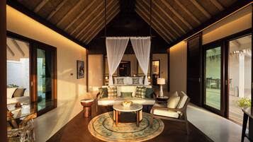 Superior Bungalow, Multiple Beds, Non Smoking, Sea View | Premium bedding, minibar, in-room safe, desk