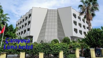 Façana frontal de l'allotjament