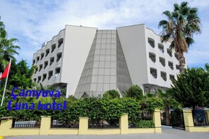 Majoituspaikan julkisivu