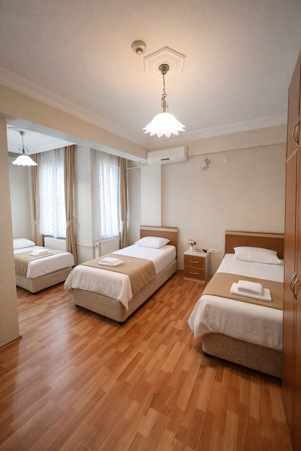 Premium bedding, minibar, desk, laptop workspace