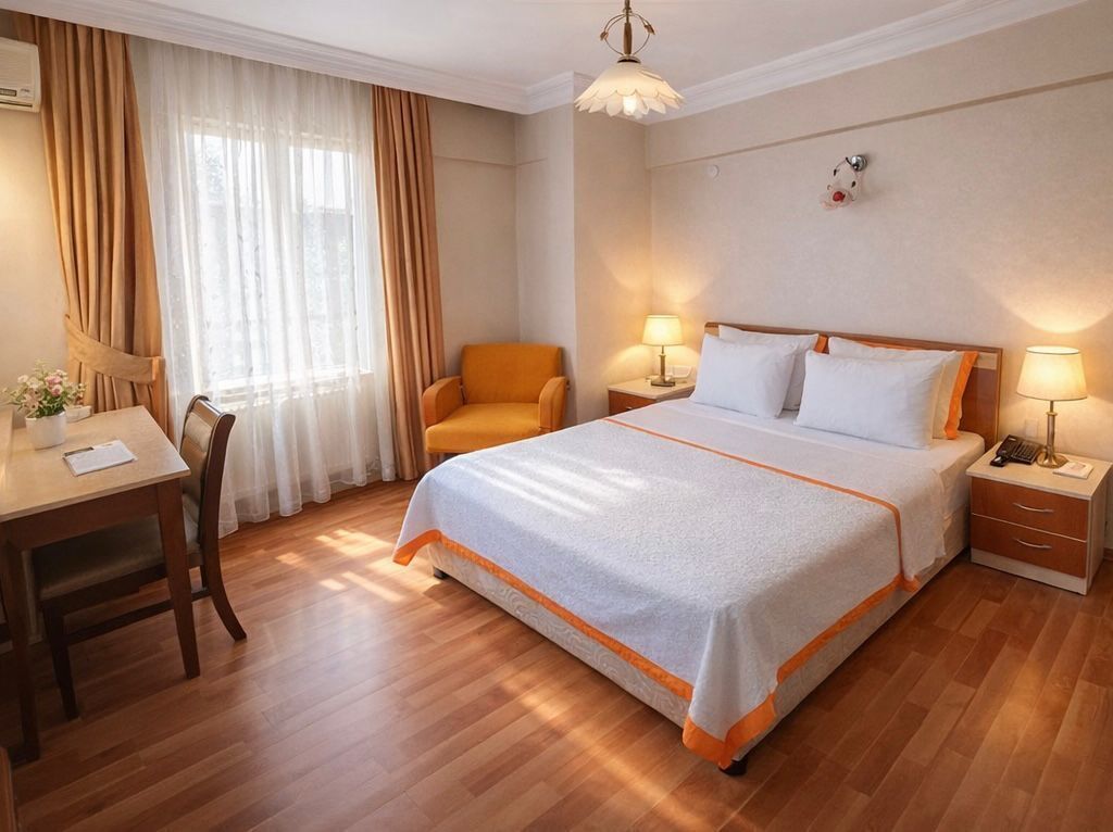 Habitación doble | Ropa de cama de alta calidad, minibar, escritorio