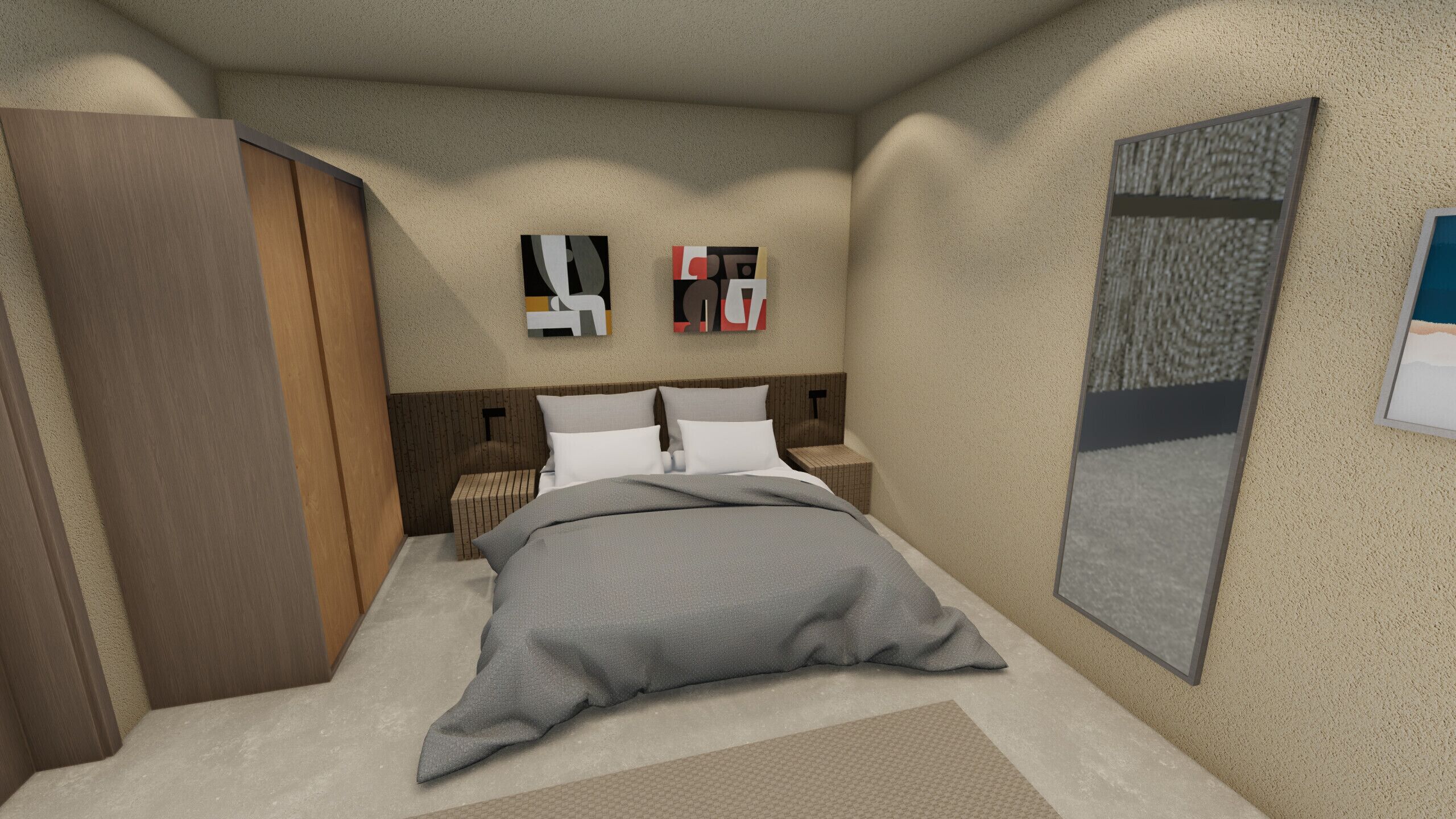 1 bedroom, in-room safe, iron/ironing board, free WiFi