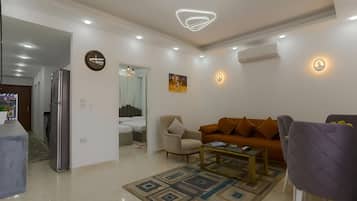 Deluxe dubbelrum eller tvÄbÀddsrum - balkong | Interiör