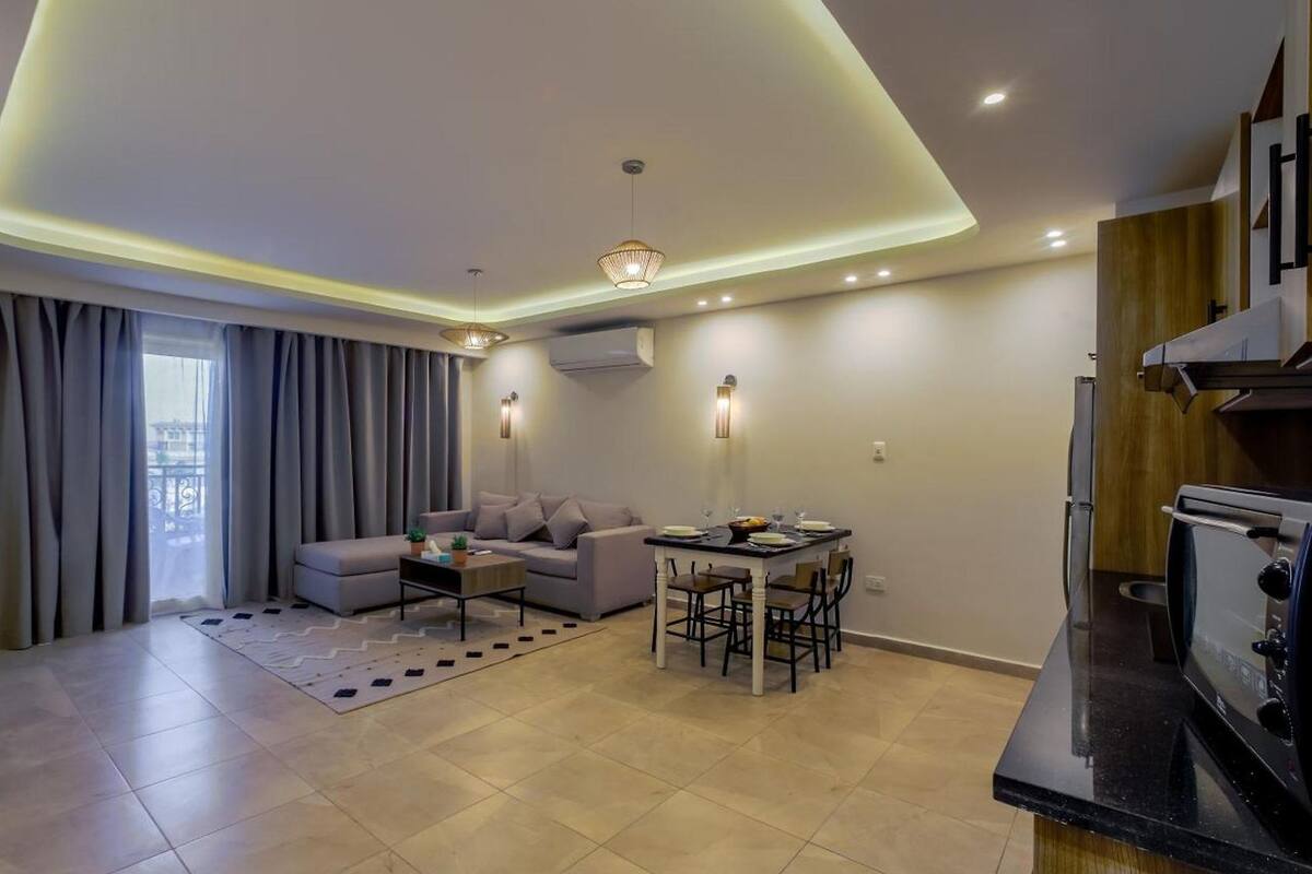 华丽双人房或双床房, 阳台