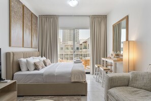 1 bedroom, in-room safe, iron/ironing board, free WiFi - Beautiful Studio in JVC near Halfa Park (Dubai)