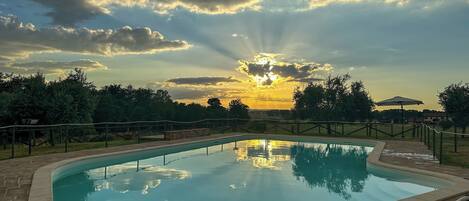 Seasonal outdoor pool